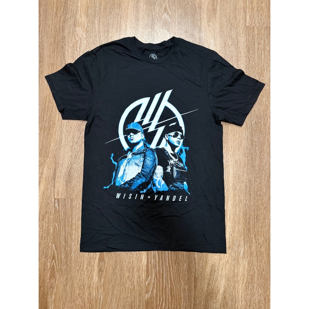 Wisin & Yandel La Ultima Mision World‎ Tour 2022 Graphic T-Shirt Black Small